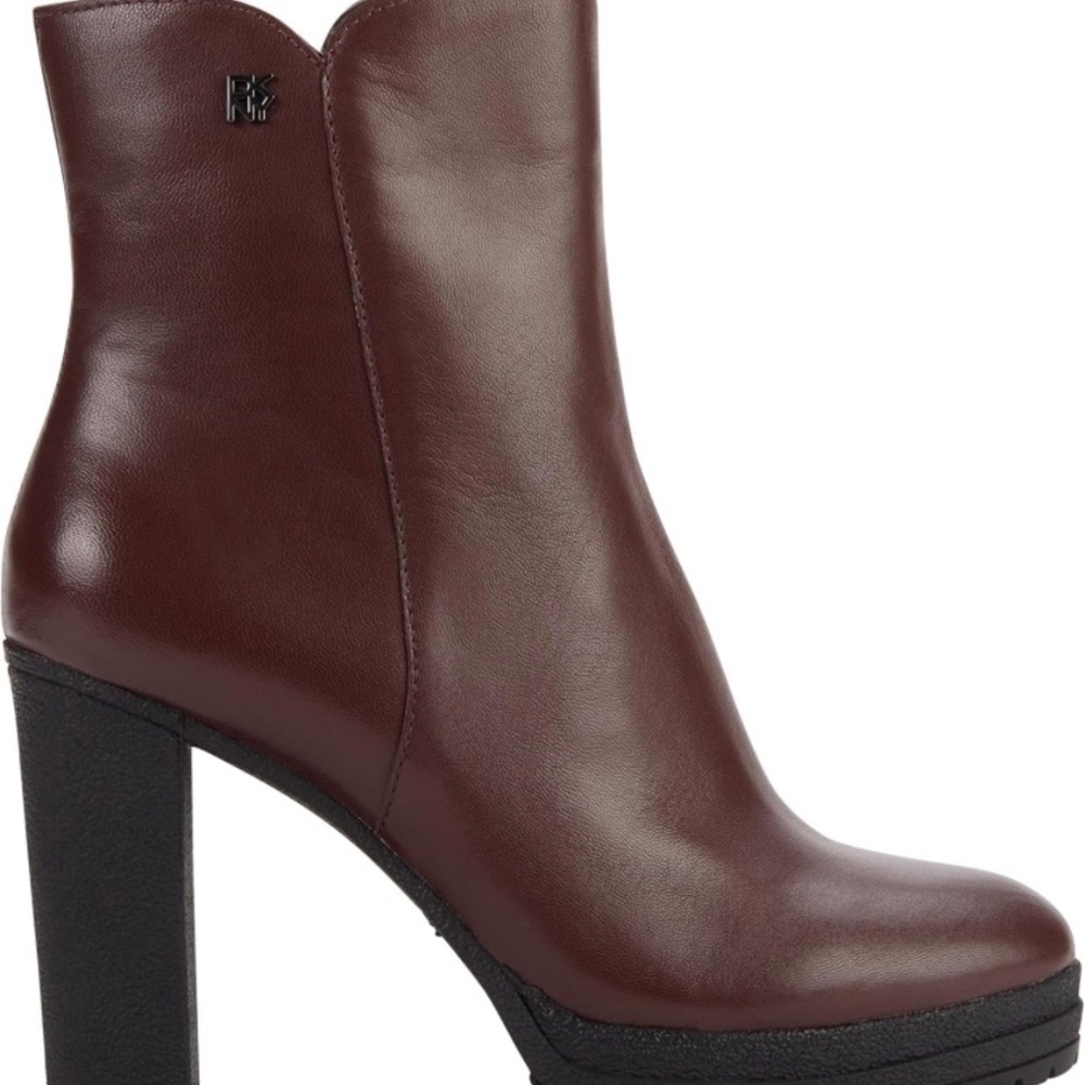 DKNY Women's Tessi Lug Sole Platform Booties